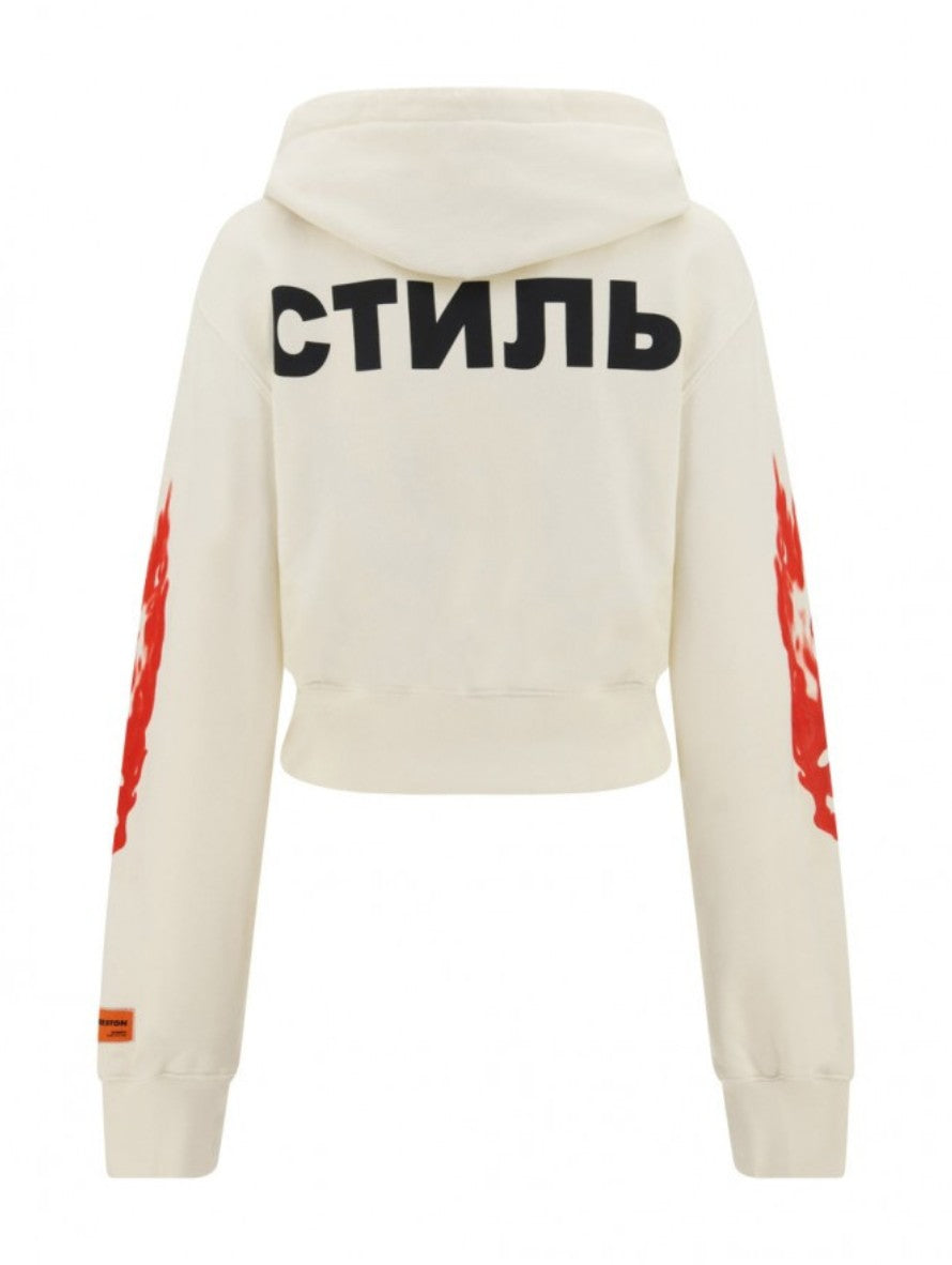 Heron Preston Felpa HWBB026F22JER002 - SanShopLuxury - 2022, Abbigliamento, Autunno/Inverno, Bianco, Crop, Donna, Felpa, FW22, Heron Preston, L, Outlet, Ultimo