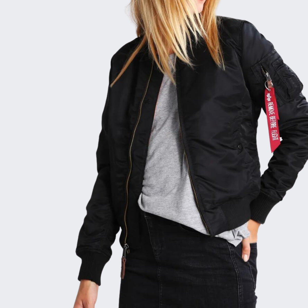 Alpha Industries Giubbino 133009 - SanShopLuxury - Abbigliamento, Alpha Industries, Autunno/Inverno, Beige, Carry Over, Donna, Giubbino, Idoneo, L, M, Nero, Oro, XL, XS