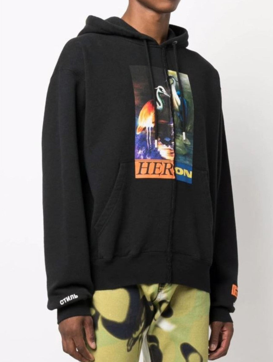 Heron Preston Felpa HMBB021F21JER002 - SanShopLuxury - -50%, 2021, Abbigliamento, Autunno/Inverno, Bianco, Con Cappuccio, Felpa, FW21, Heron Preston, L, M, Nero, Outlet, S, Uomo, XL
