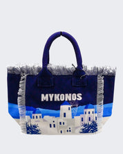 Mc2 Saint Barth Borsa a Mano COL0001-01161F - SanShopLuxury - Beachwear, Blu, Borsa a Mano, Borsa da spiaggia, Carry Over, Donna, Mc2 Saint Barth, New, Primavera/Estate, Stellato, Unica, Valigeria