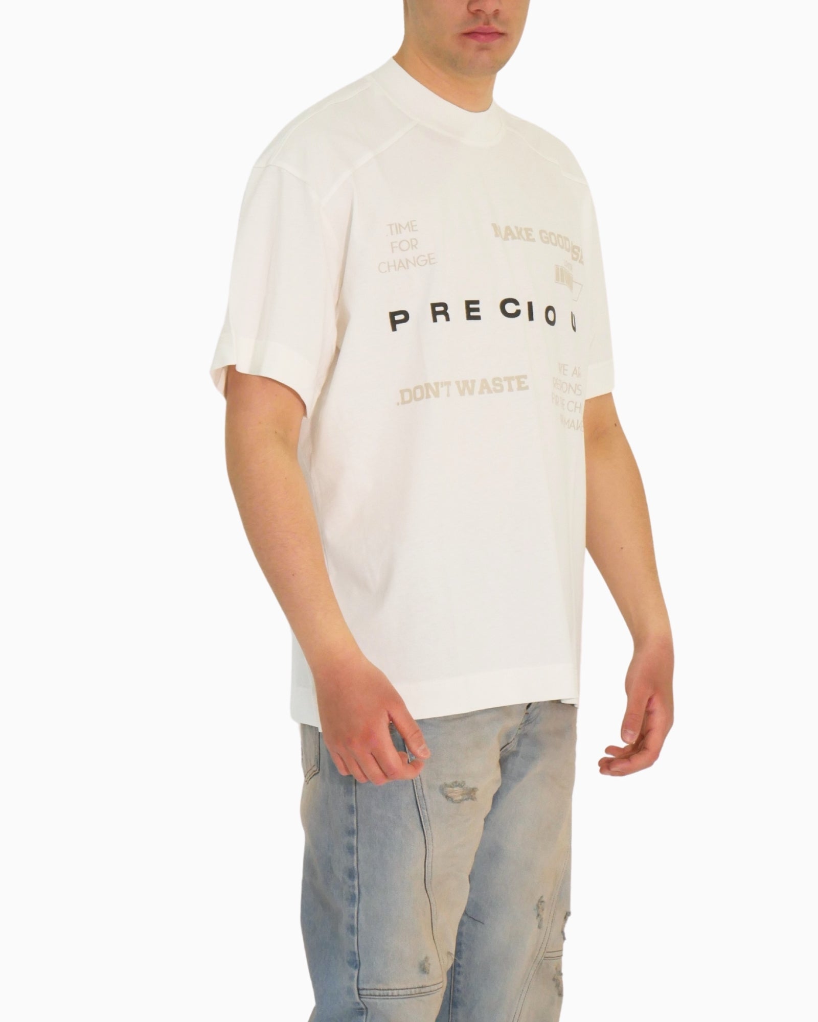 T-Shirt Donotconform TEE6016-B - SanShopLuxury - 2025, Abbigliamento, Bianco, Donotconform, Idoneo, L, M, New, Primavera/Estate, S, SS25, T-Shirt, Ultimo, Uomo, XL