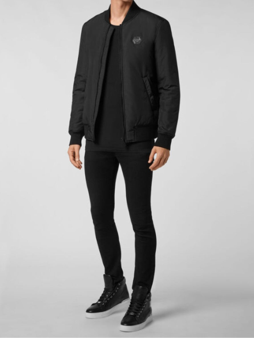 Philipp Plein Giubbino CMRB1602/PNY002N02 - SanShopLuxury - -50%, 2020, Abbigliamento, Autunno/Inverno, FW20, Giubbino, Nero, Outlet, Philipp Plein, Ultimo, Uomo, XXL