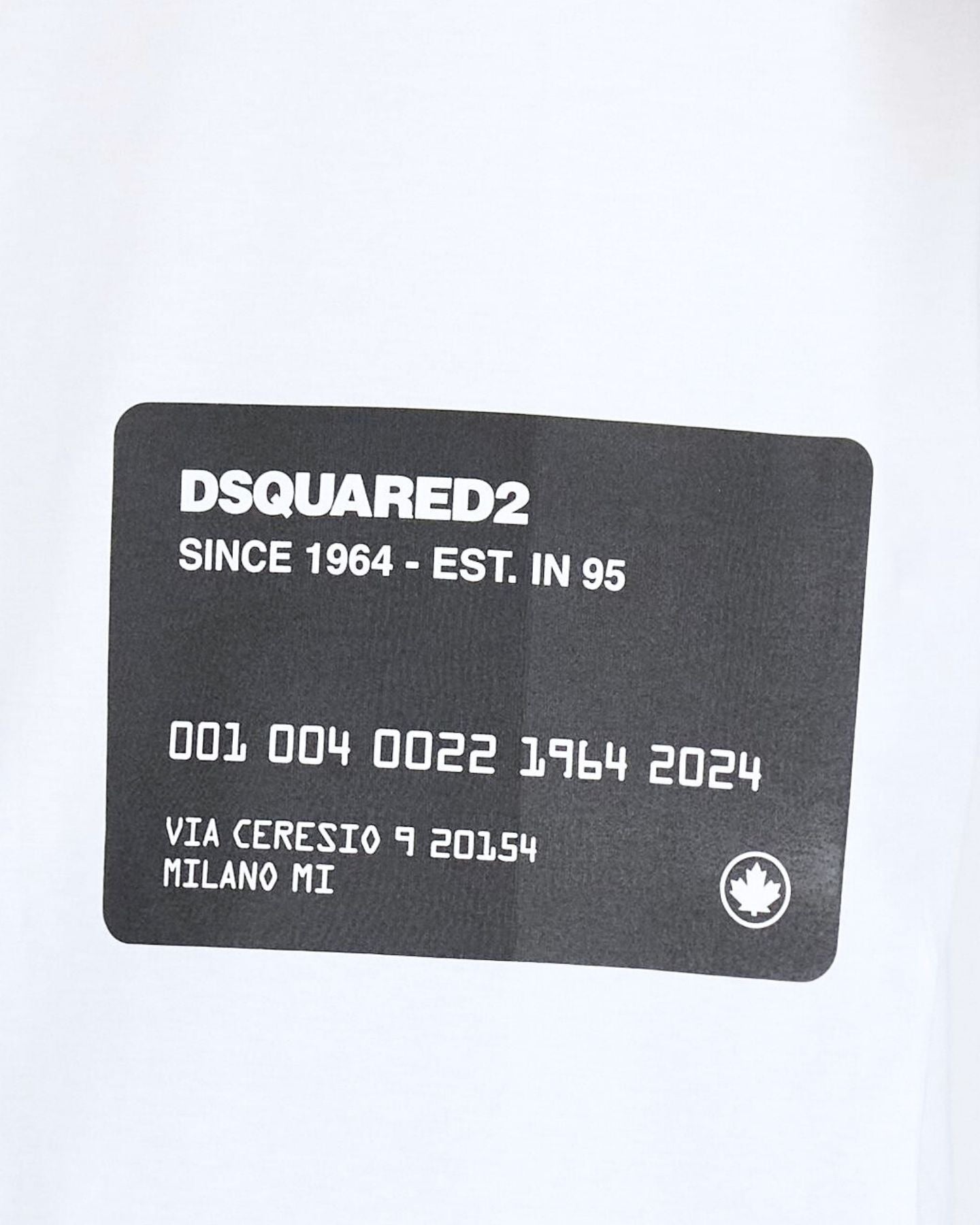 Dsquared2 T-Shirt S74GD1237/S23009100 - SanShopLuxury - 2024, Abbigliamento, Bianco, Bianco-Nero, Dsquared2, Idoneo, L, M, Outlet, Primavera/Estate, S, SS24, T-Shirt, Uomo, XL, XXL