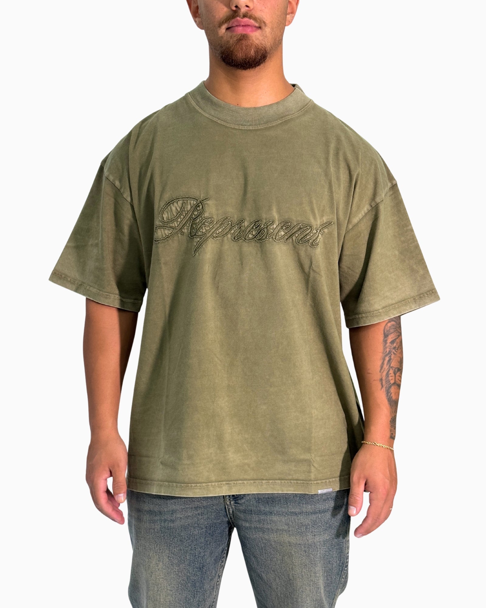 Represent T-Shirt MLM100161/59 - SanShopLuxury - 2025, Abbigliamento, Autunno/Inverno, Continuativo, FW25, Idoneo, L, M, New, Primavera/Estate, Represent, S, T-Shirt, Uomo, Verde, XL, XXL