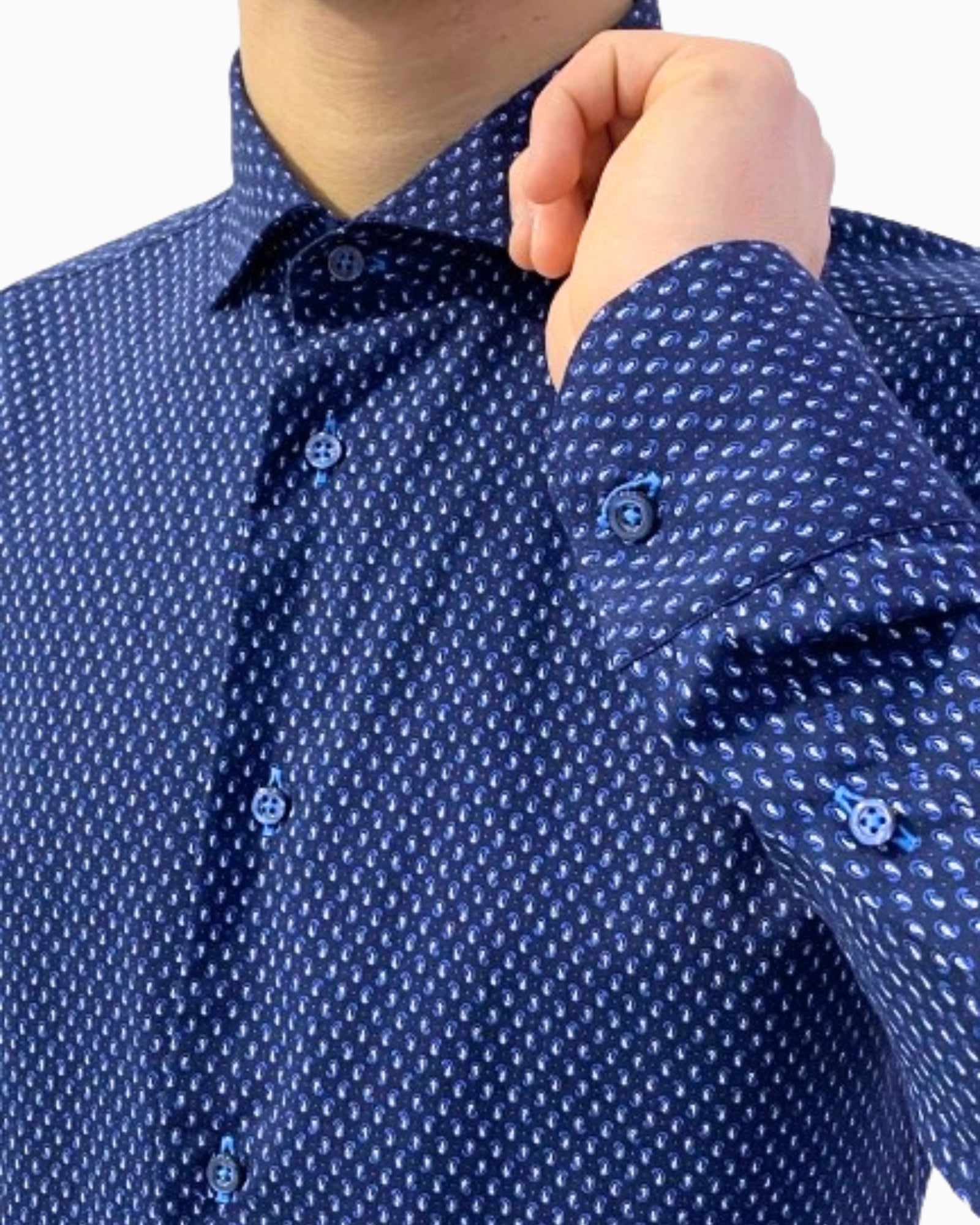 Sartoria Italiana Camicia 002-ROMA-16 - SanShopLuxury - 2019, 38, Abbigliamento, Autunno/Inverno, Blu, Camicia, Carry Over, Continuativo, Idoneo, New, Primavera/Estate, Sartoria Italiana, Ultimo, Uomo