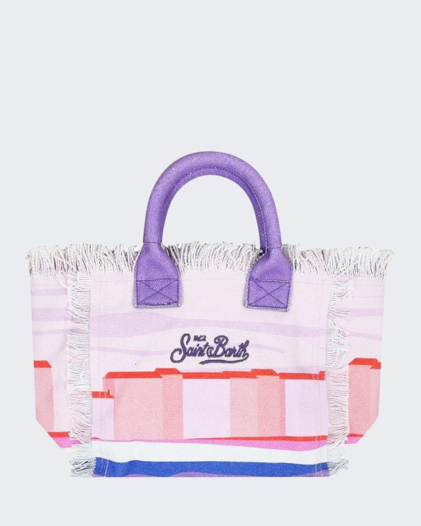 Mc2 Saint Barth Borsa a Mano COL0001-00272F - SanShopLuxury - Beachwear, Borsa a Mano, Borsa da spiaggia, Carry Over, Donna, Lilla, Mc2 Saint Barth, New, Primavera/Estate, Stellato, Unica, Valigeria