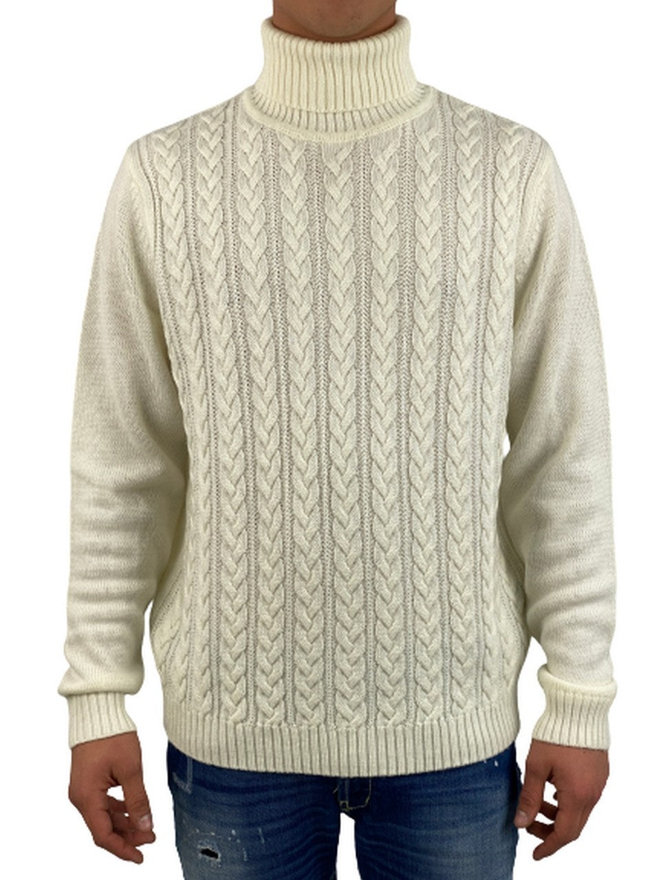 Dik Tat Maglieria DK87013 - SanShopLuxury - -50%, 2020, Abbigliamento, Autunno/Inverno, Bianco, Dik Tat, FW20, Maglieria, Nero, Outlet, S, Uomo