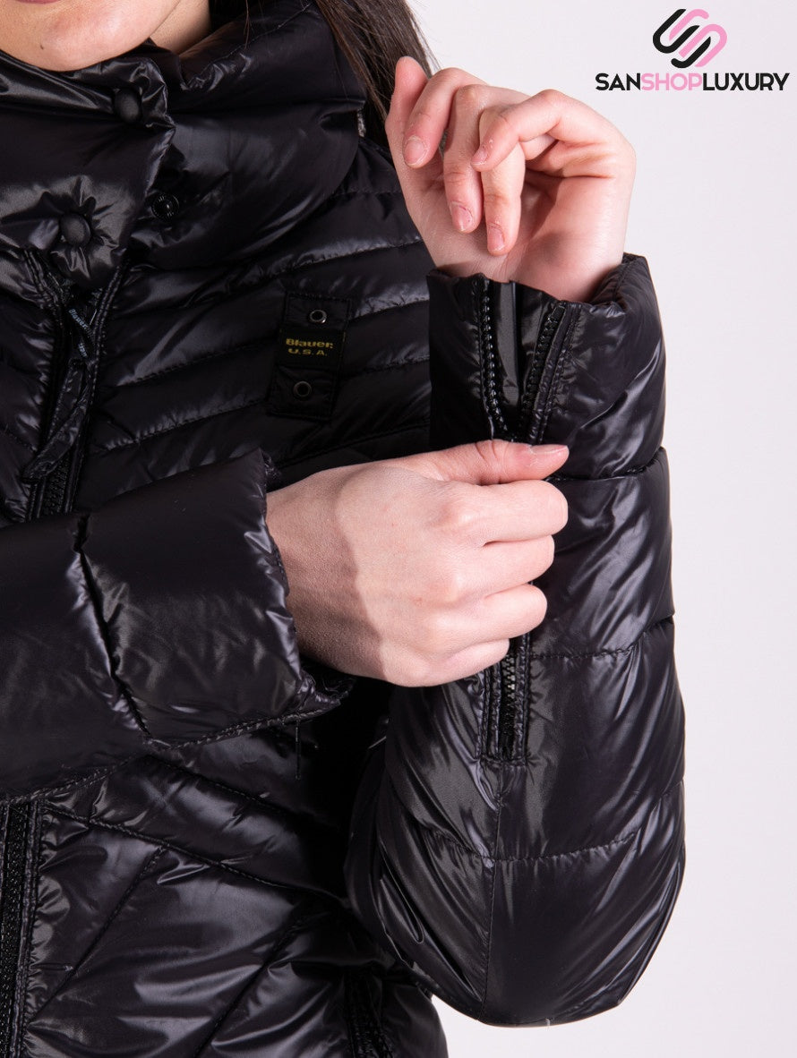 Blauer Giubbino 18WBLDK03130 004765 - SanShopLuxury - -50%, 2018, Abbigliamento, Autunno/Inverno, Blauer, Donna, FW18, Giubbino, Nero, Outlet, S, Ultimo