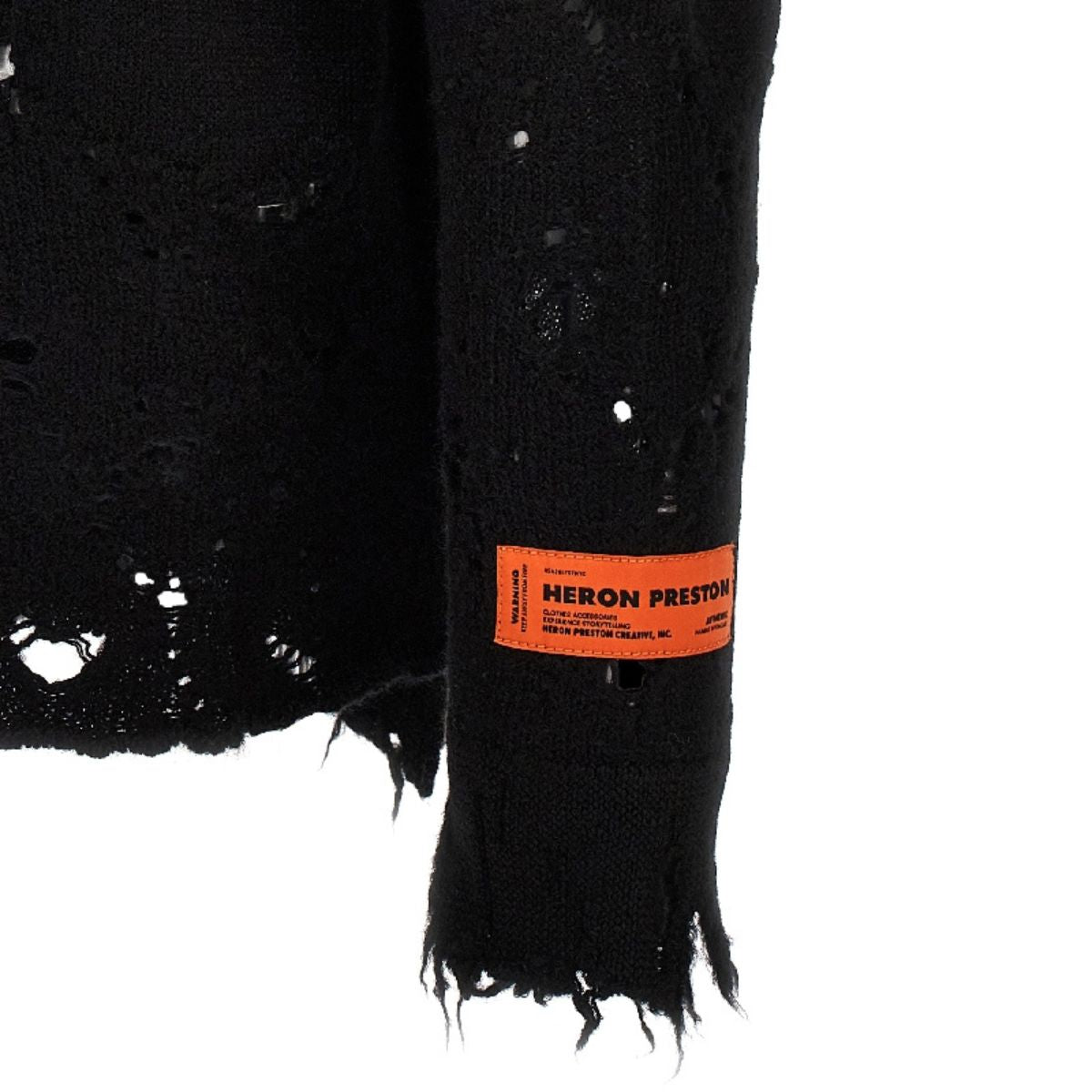 Inverno, FW23, Heron Preston, L, M, Maglieria, Nero, Outlet, S, Uomo, XL