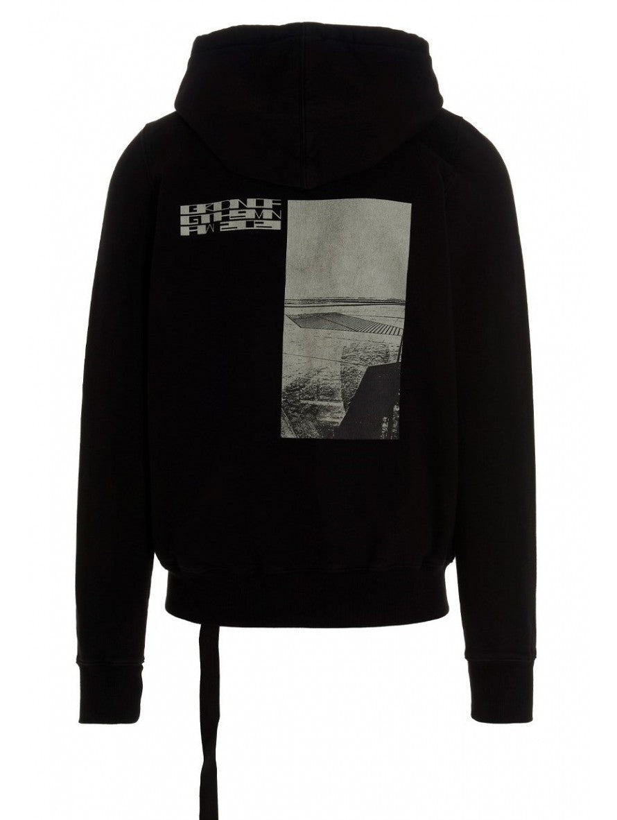 Rick Owens Drkshdw Felpa DU02A3276 FEP1 0961 - SanShopLuxury - -50%, 2021, Abbigliamento, Autunno/Inverno, Con Cappuccio, Felpa, FW21, L, M, Nero, Outlet, Rick Owens Drkshdw, Uomo, XL