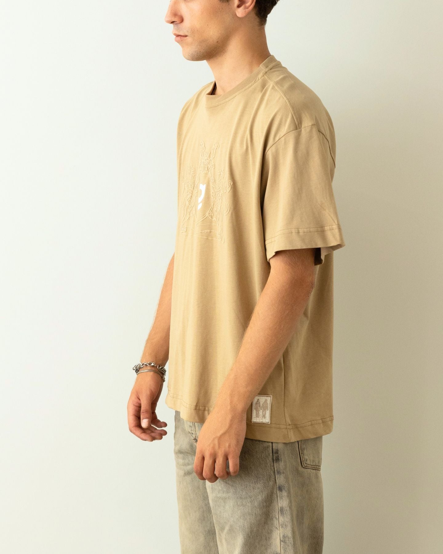 Gavensemble T-Shirt TEE110-BG - SanShopLuxury - 2024, Abbigliamento, Autunno/Inverno, Beige, Continuativo, FW24, Gavensemble, Idoneo, L, M, Outlet, Primavera/Estate, S, T-Shirt, Uomo, XL, XXL