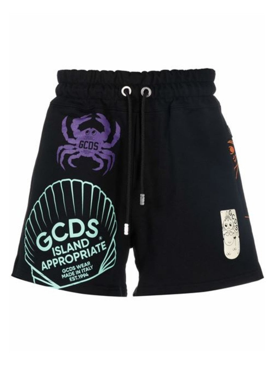 Gcds Short SS22M300105 02 - SanShopLuxury - 2022, Abbigliamento, Gcds, M, Nero, Outlet, Primavera/Estate, S, Short, SS22, Uomo