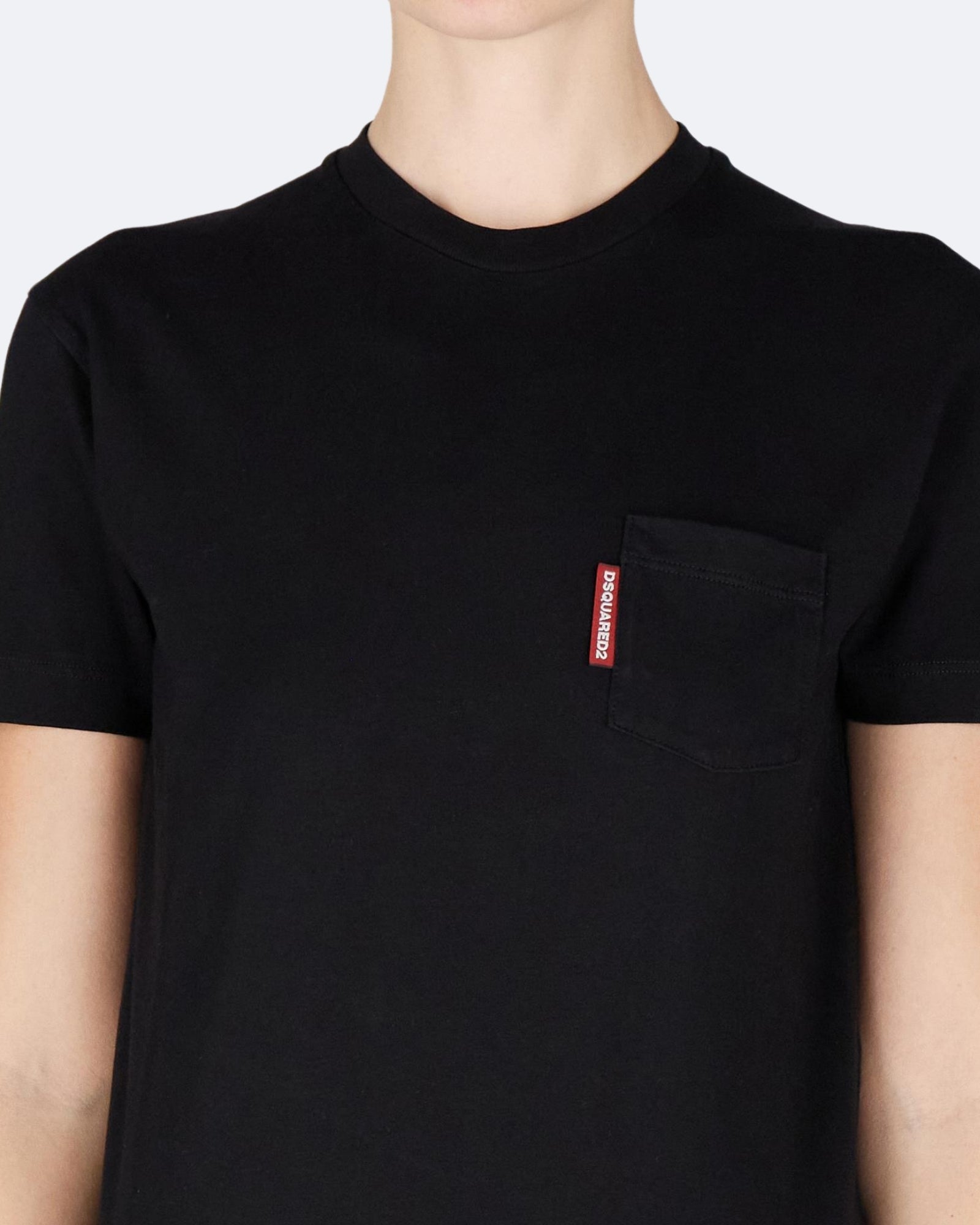 Dsquared2 T-Shirt S75GD0476/D20020900 - SanShopLuxury - 2025, Abbigliamento, Autunno/Inverno, Continuativo, Donna, Dsquared2, FW25, Idoneo, L, M, Nero, New, Primavera/Estate, S, T-Shirt, XL