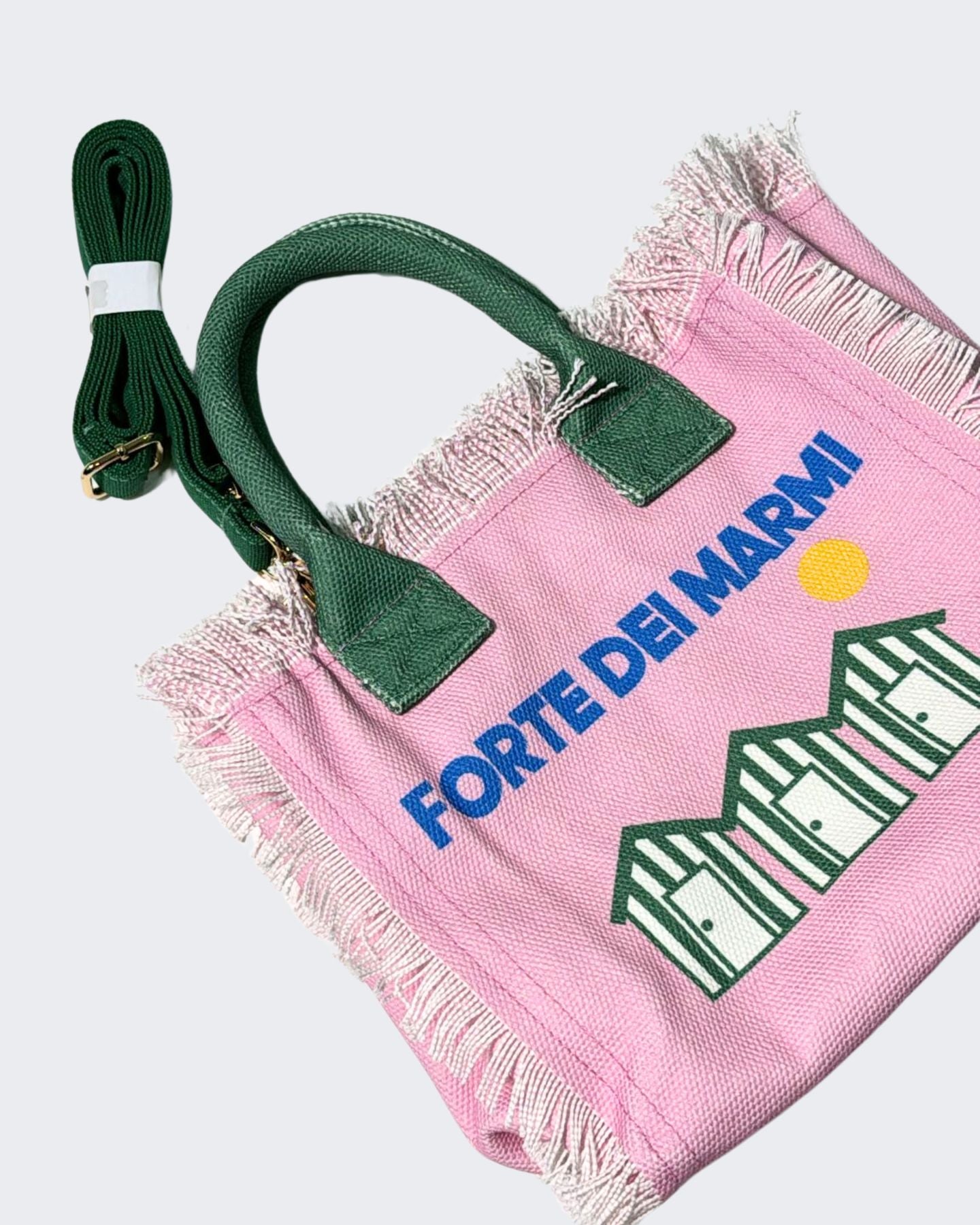 Mc2 Saint Barth Borsa a Mano COL0001-00748F - SanShopLuxury - Beachwear, Borsa a Mano, Borsa da spiaggia, Carry Over, Donna, Mc2 Saint Barth, New, Primavera/Estate, Rosa, Stellato, Unica, Valigeria