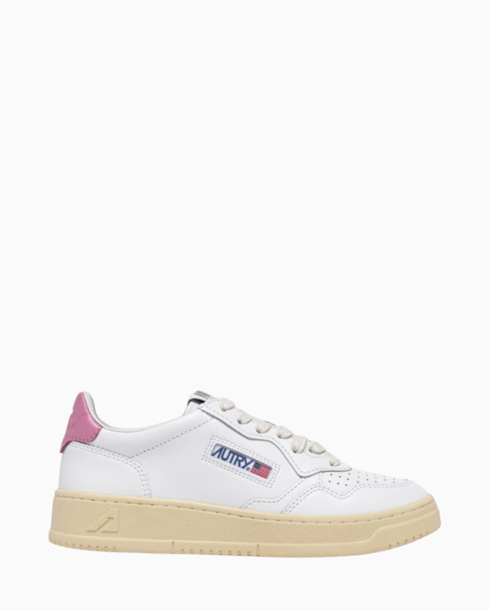 Inverno, Bianco-Rosa, Calzature, Donna, FW25, New, Sneakers, Stellato
