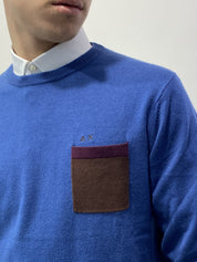 Sun 68 Maglieria 26155 - SanShopLuxury - -50%, 2018, Abbigliamento, Autunno/Inverno, Blu, Blu Cobalto, Blu Navy, FW18, M, Maglieria, Outlet, S, Sun 68, Uomo, Verde, Verde Foresta, XXL