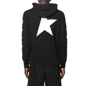 Golden Goose Felpa GMP01224/P00053480203 - SanShopLuxury - 2023, Abbigliamento, Autunno/Inverno, Carry Over, Con Cappuccio, Continuativo, Felpa, Golden Goose, Idoneo, M, Nero, Nero-Bianco, New, Primavera/Estate, S, Uomo, XL