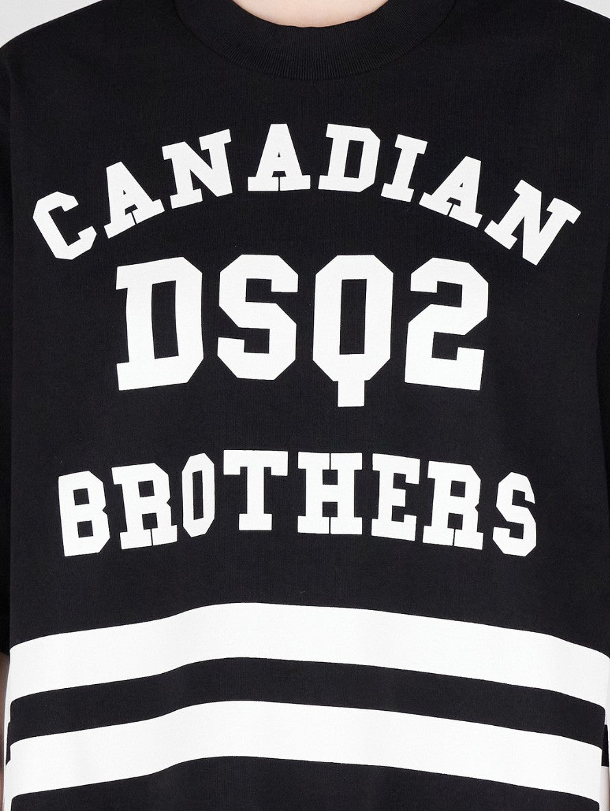 Dsquared2 T-Shirt S75GD0301/S23851900 - SanShopLuxury - 2022, Abbigliamento, Autunno/Inverno, Donna, Dsquared2, FW22, Idoneo, L, M, Nero, Outlet, S, T-Shirt, XL