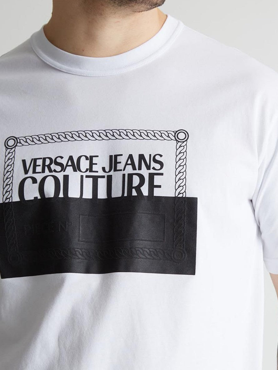 Versace Jeans Couture T-Shirt 72GAHP03 - SanShopLuxury - 2022, Abbigliamento, Bianco, L, M, Outlet, Primavera/Estate, SS22, T-Shirt, Uomo, Versace Jeans Couture, XL, XXL