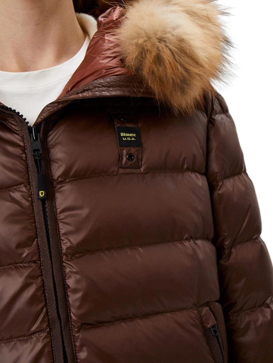 Blauer Giubbino 22WBLDK03030-005050 - SanShopLuxury - 2022, Abbigliamento, Autunno/Inverno, Blauer, Donna, FW22, Giubbino, L, Marrone, Outlet, Ultimo