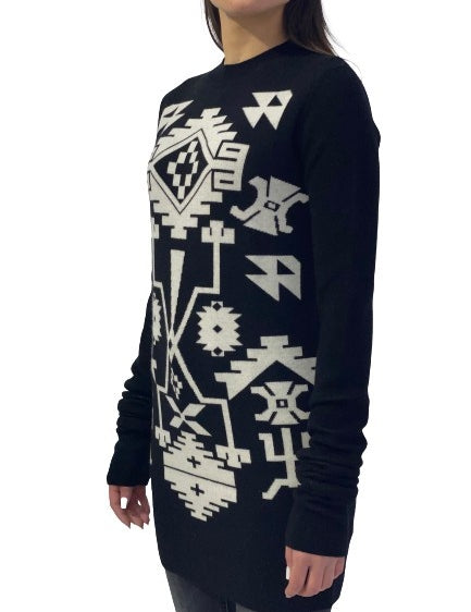 Inverno, Donna, FW16, Maglieria, Marcelo Burlon, Nero, Outlet, Ultimo, XS