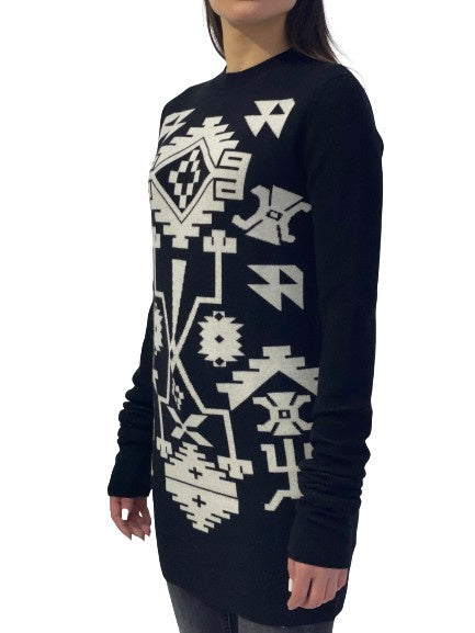 Marcelo Burlon Maglieria CWDB022F16301062 8800 - SanShopLuxury - -70%, 2016, Abbigliamento, Autunno/Inverno, Donna, FW16, Maglieria, Marcelo Burlon, Nero, Outlet, Ultimo, XS