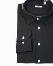 Sartoria Italiana Camicia 001369-08 - SanShopLuxury - 2019, 37, 38, 39, 40, 41, 42, 43, 44, 45, Abbigliamento, Autunno/Inverno, Camicia, Carry Over, Continuativo, Idoneo, Nero, New, Primavera/Estate, Sartoria Italiana, Uomo