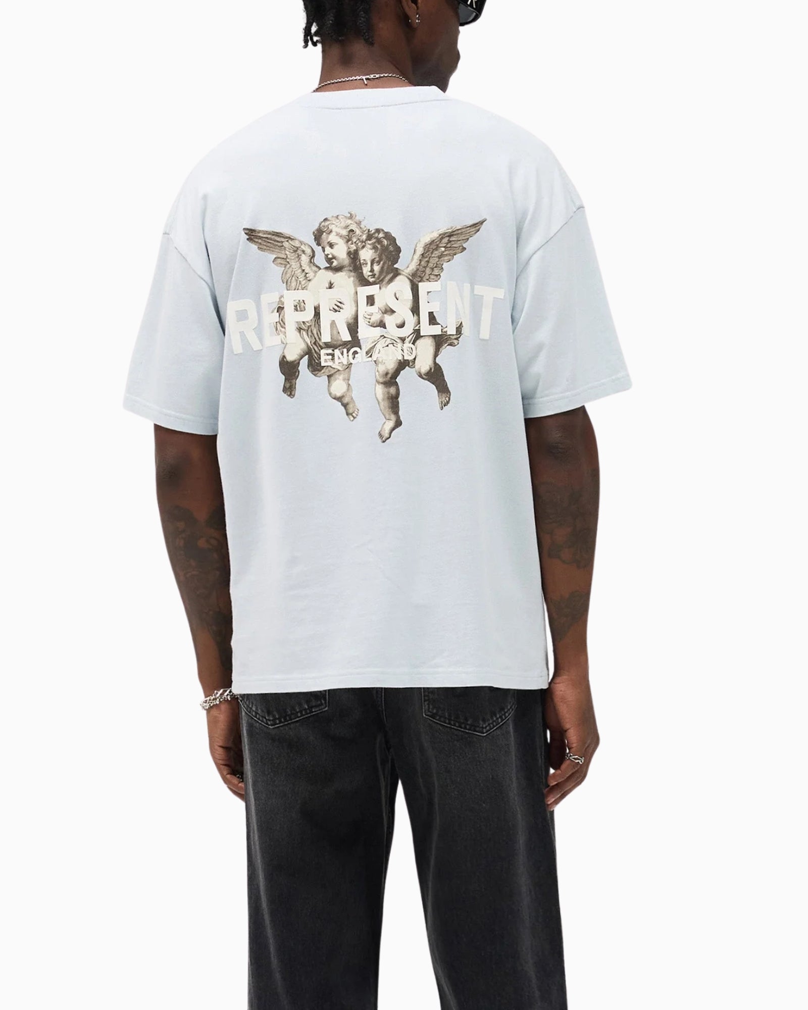 Represent T-Shirt MLM100369/08 - SanShopLuxury - 2025, Abbigliamento, Autunno/Inverno, Celeste, FW25, Idoneo, L, M, New, Represent, S, T-Shirt, Uomo, XL, XXL