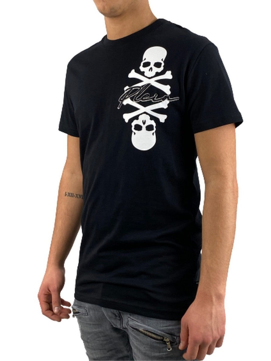 Philipp Plein T-Shirt CMTK4631/PJY002N01 - SanShopLuxury - -50%, 2020, Abbigliamento, Autunno/Inverno, Bianco, FW20, L, M, Nero, Outlet, Philipp Plein, S, T-Shirt, Uomo, XL, XXL