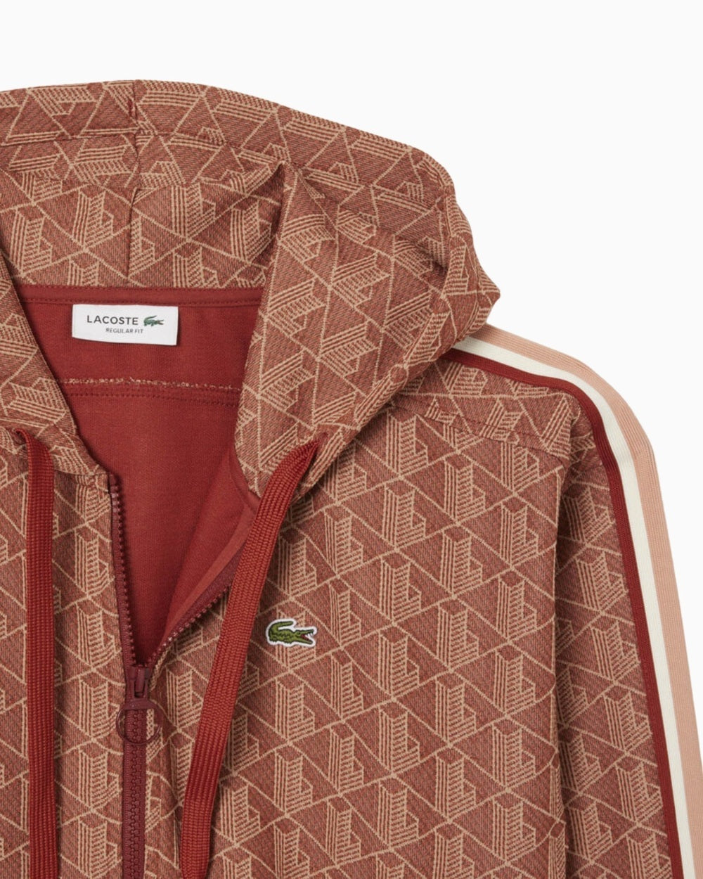 Lacoste Felpa SF7606/GTI - SanShopLuxury - 2025, 34, 36, 38, 40, Abbigliamento, Donna, Felpa, Lacoste, Marrone, New, Primavera/Estate, SS25, Stellato, Ultimo