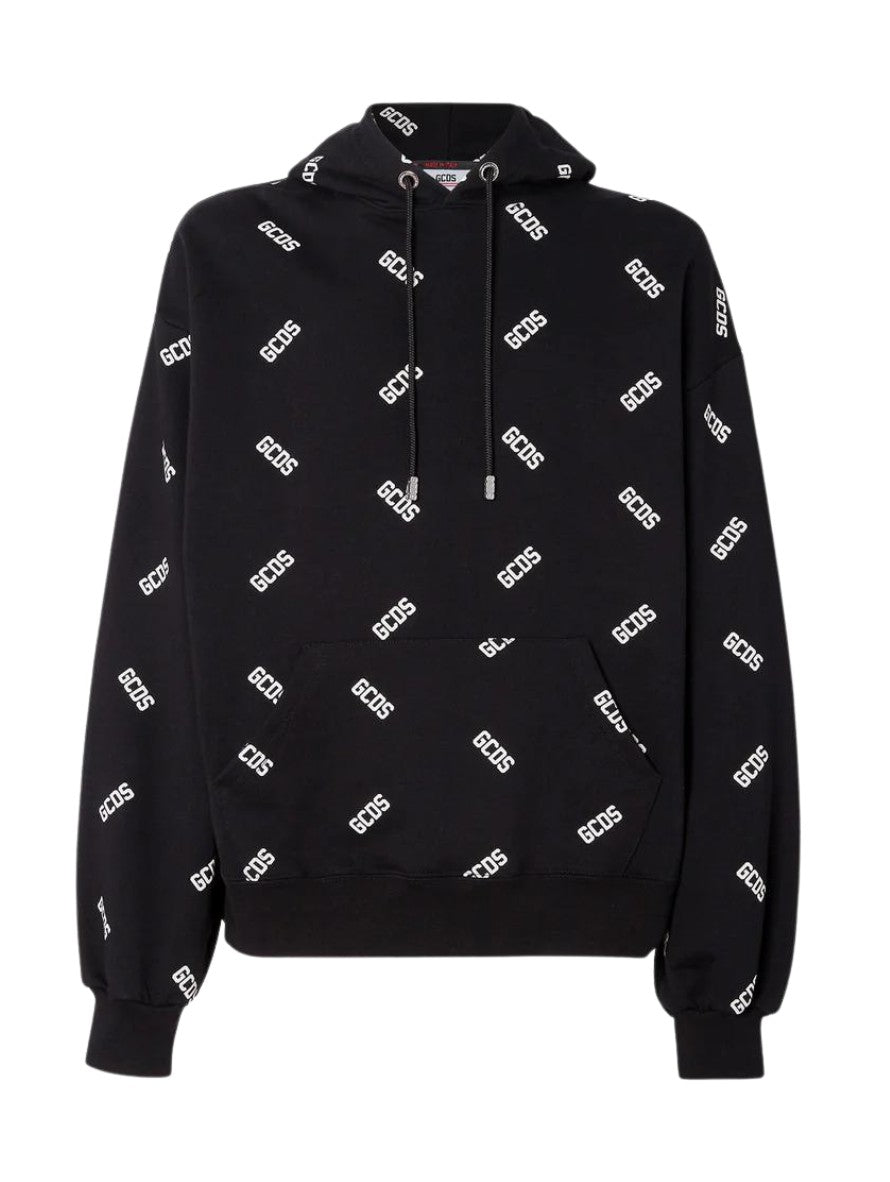 Gcds Felpa CC94M100100 - SanShopLuxury - 2022, Abbigliamento, Autunno/Inverno, Bianco, Carry Over, Con Cappuccio, Continuativo, Felpa, Gcds, Idoneo, L, M, Nero, New, Primavera/Estate, S, Uomo