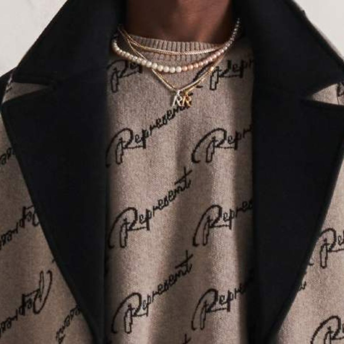 Represent Maglieria MH3010 - SanShopLuxury - 2023, Abbigliamento, Autunno/Inverno, Beige, Carry Over, Idoneo, L, M, Maglieria, New, Represent, S, Uomo, XL