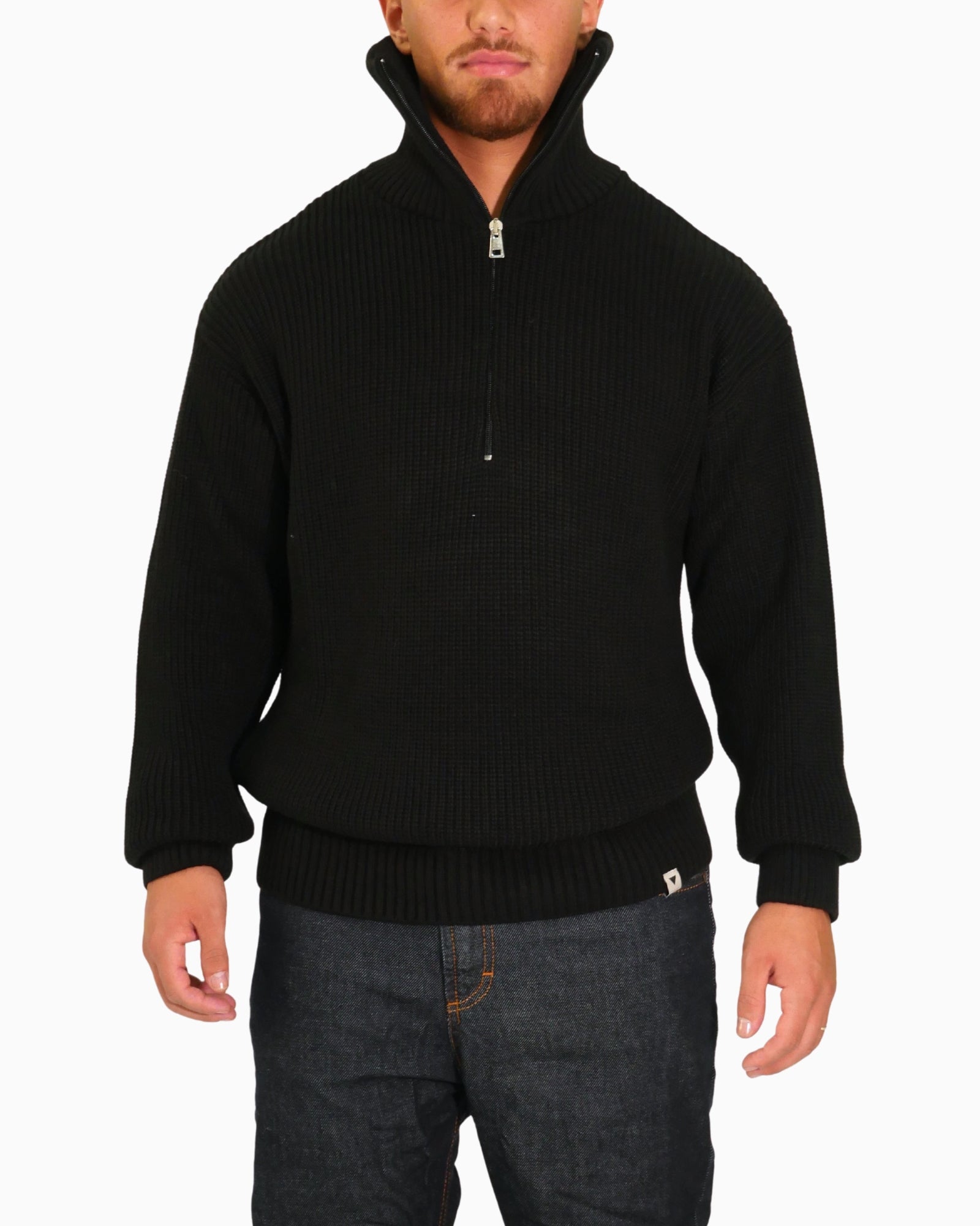 Inverno, FW25, Idoneo, L, M, Maglieria, Nero, New, Uomo, Why Not Brand, XL, XXL