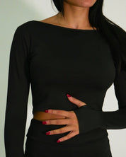 District Margherita Mazzei Top ED74 0407 - SanShopLuxury - 2024, 40, 42, 44, 46, 48, Abbigliamento, Autunno/Inverno, District Margherita Mazzei, Donna, FW24, Idoneo, Nero, Outlet, Top