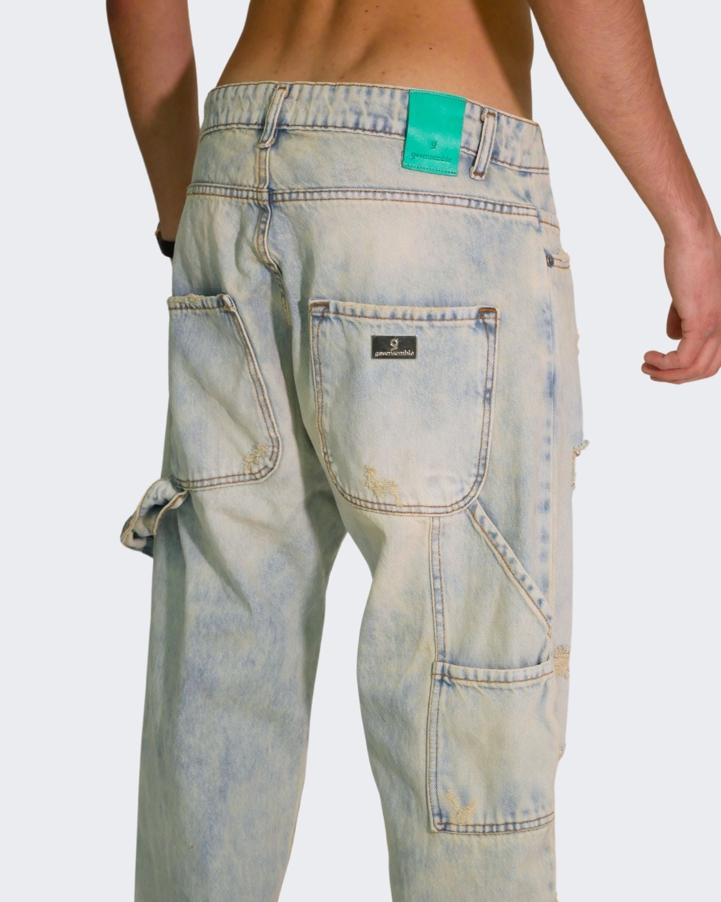 Gavensemble Jeans BAGGY810 - SanShopLuxury - 2024, 44, 46, 48, 50, 52, 54, Abbigliamento, Baggy, Blu, Blu Sabbiato, Gavensemble, Idoneo, Jeans, Outlet, Primavera/Estate, SS24, Uomo