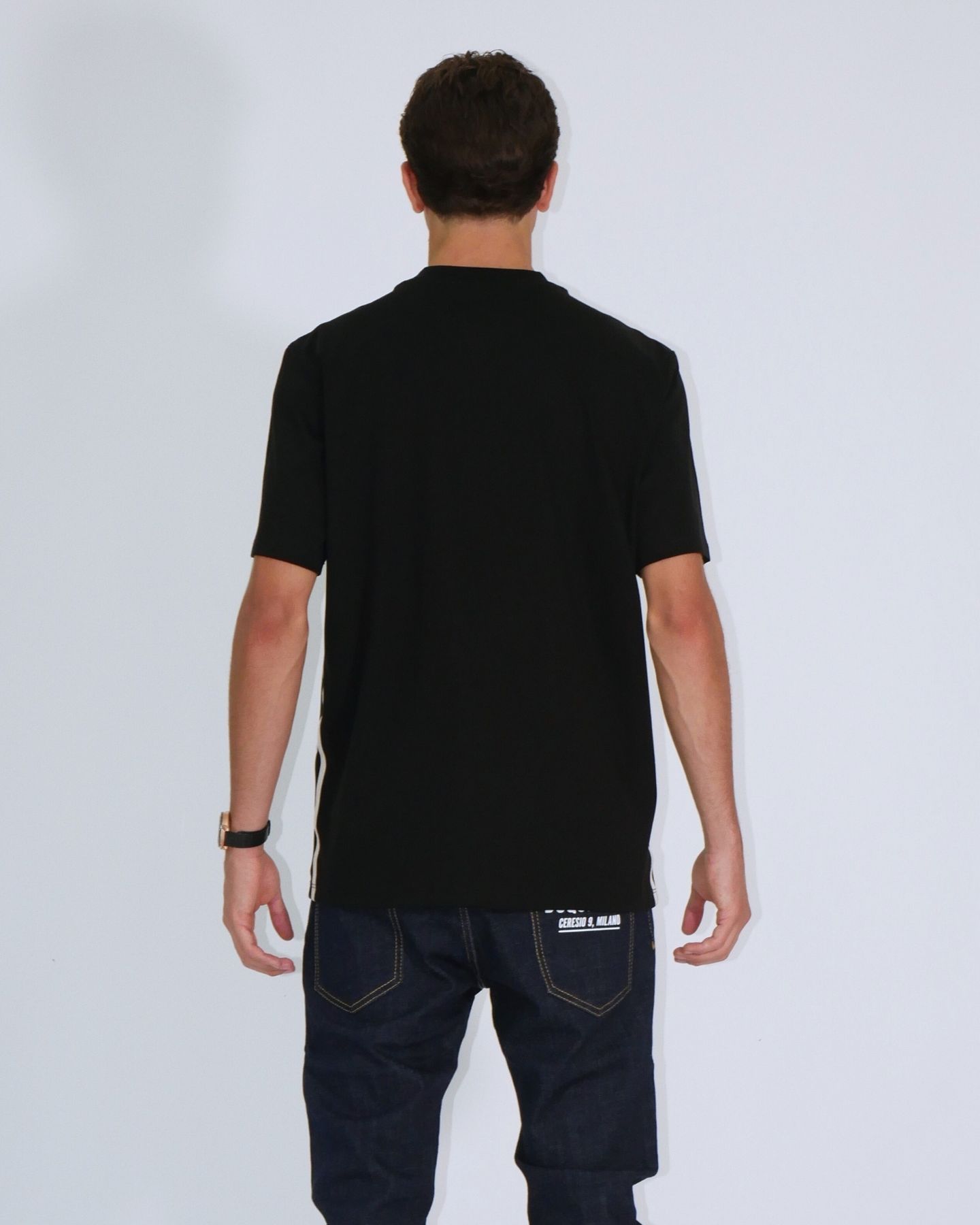 Chiodi Milano T-Shirt 0297-N - SanShopLuxury - 2024, Abbigliamento, Autunno/Inverno, Chiodi Milano, Continuativo, FW24, Idoneo, L, M, Nero, Outlet, Primavera/Estate, S, T-Shirt, Ultimo, Uomo, XL, XXL, XXXL