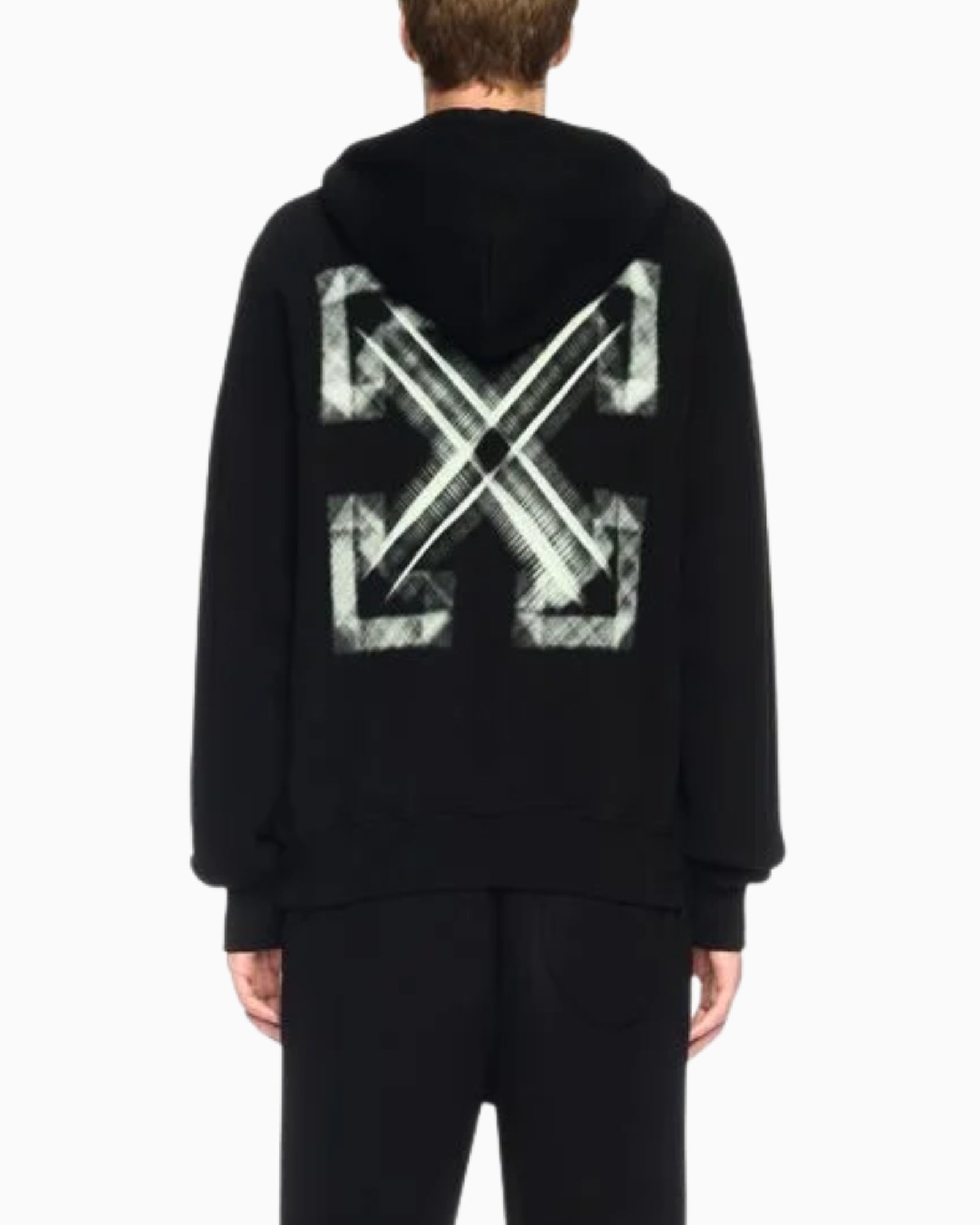 Off-White Felpa OMBB085S25FLE00L1041 - SanShopLuxury - 2025, Abbigliamento, Autunno/Inverno, Continuativo, Felpa, Idoneo, L, M, Nero, New, Off-White, Primavera/Estate, S, SS25, Uomo, XL