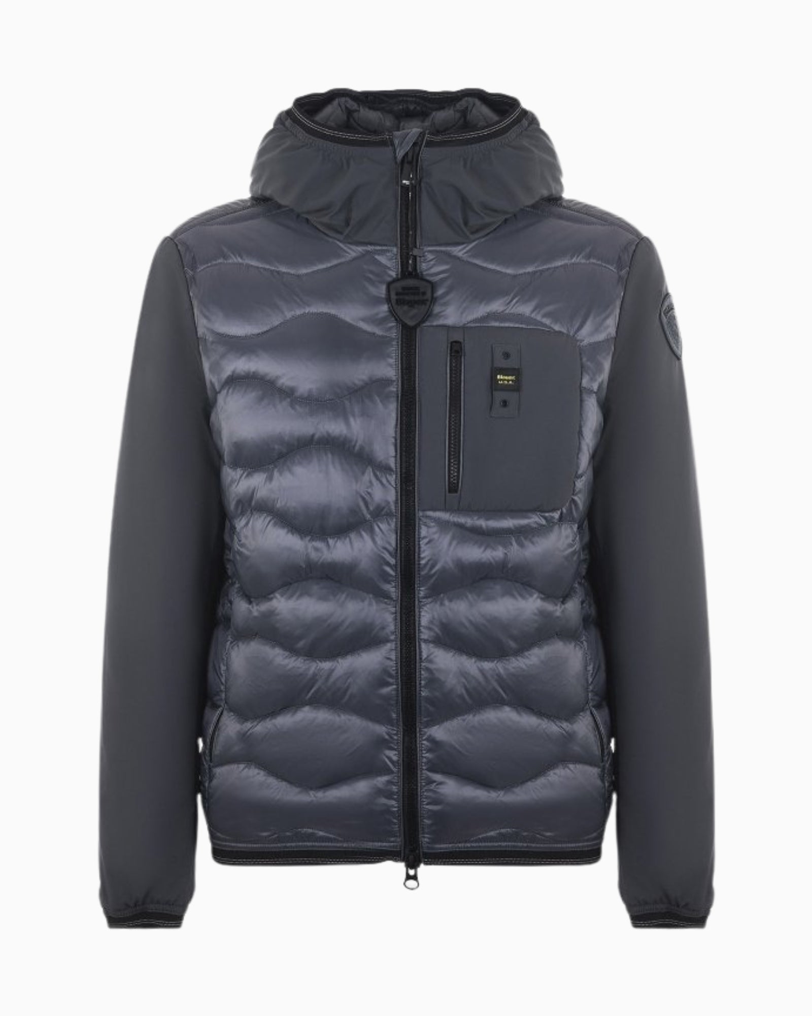 Blauer Giubbino 22WBLUC08012-006355 - SanShopLuxury - 2022, Abbigliamento, Arancione, Autunno/Inverno, Blauer, FW22, Giubbino, Grigio, L, M, Outlet, Uomo, XL, XXL, XXXL