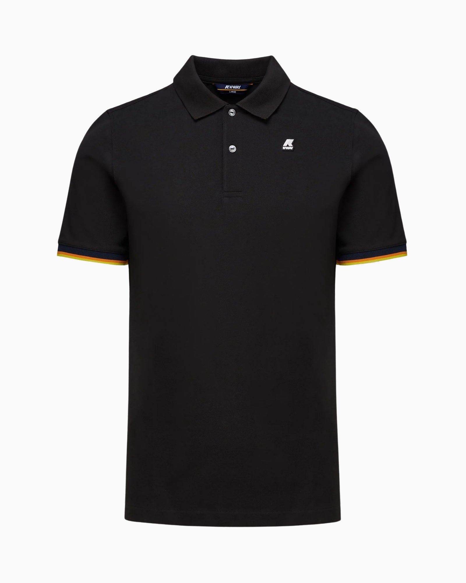 K-Way T-Shirt Polo K1125BW USY - SanShopLuxury - 2025, Abbigliamento, Idoneo, K-Way, L, M, Nero, New, Primavera/Estate, S, SS25, T-Shirt Polo, Uomo, XL, XXL, XXXL