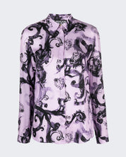 Versace Jeans Couture Camicia 76HAL201/NS407320 - SanShopLuxury - 2024, 42, 44, Abbigliamento, Camicia, Donna, Idoneo, Lilla, Outlet, Primavera/Estate, SS24, Versace Jeans Couture