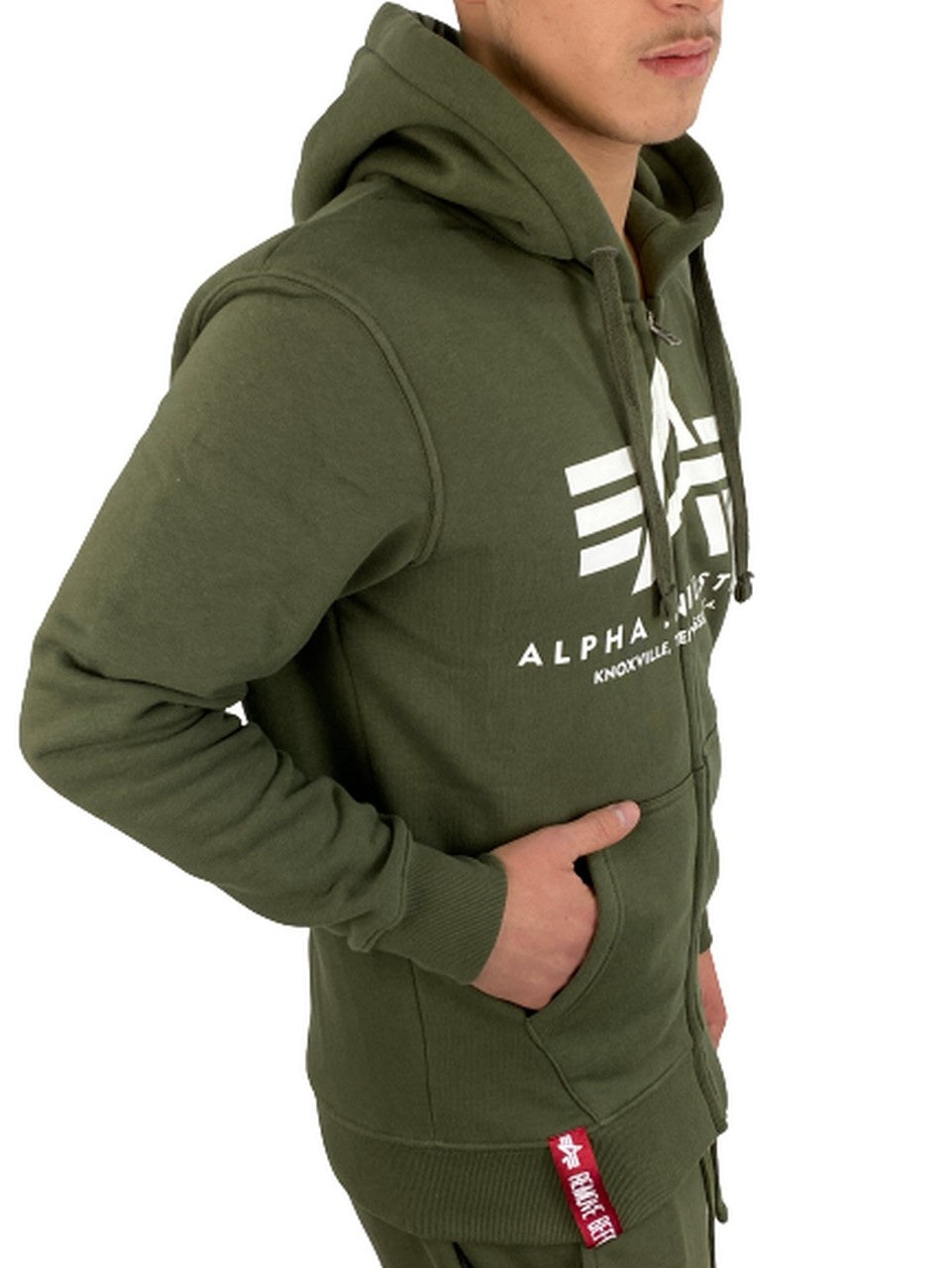 Alpha Industries Felpa 178325 - SanShopLuxury - -50%, 2018, Abbigliamento, Alpha Industries, Autunno/Inverno, Felpa, FW18, M, Outlet, S, Uomo, Verde, Zip