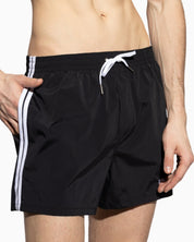 Dsquared2 Costume D7B646140-001 - SanShopLuxury - 2025, 46, 48, 50, 52, 54, Abbigliamento, Beachwear, Costume, Dsquared2, Idoneo, Nero, New, Pantaloncino, Primavera/Estate, SS25, Uomo