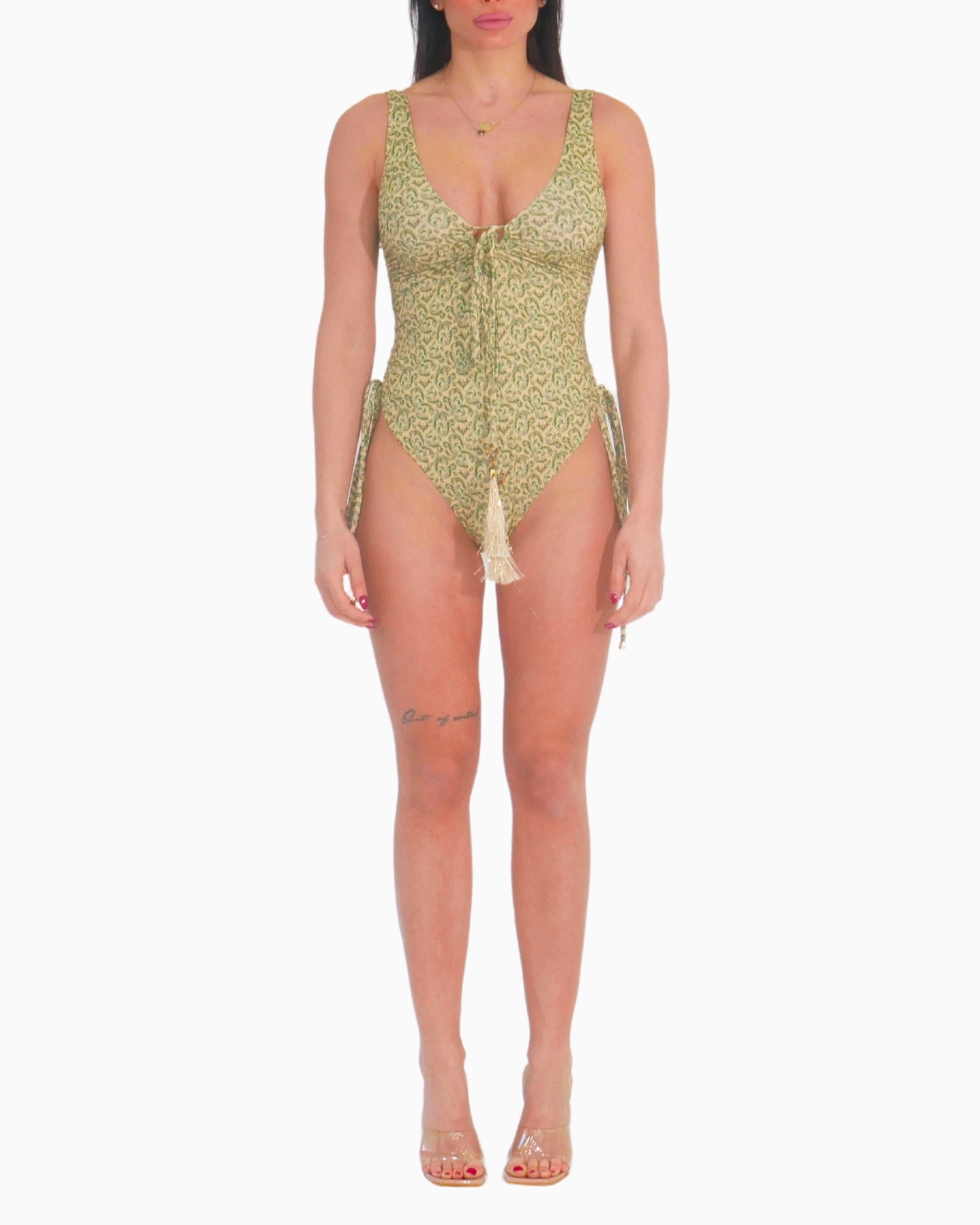 District Margherita Mazzei Costume 5BR50-1991 - SanShopLuxury - 1°, 2025, 2°, 3°, 4°, 5°, Abbigliamento, Beachwear, Beige, Costume, District Margherita Mazzei, Donna, Idoneo, Intero, New, Primavera/Estate, SS25
