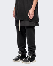 Rick Owens Drkshdw Pantatuta DU17F2375/TEF09 - SanShopLuxury - -70%, 2017, Abbigliamento, Autunno/Inverno, FW17, L, Nero, Outlet, Pantatuta, Rick Owens Drkshdw, Uomo, XL, XXL