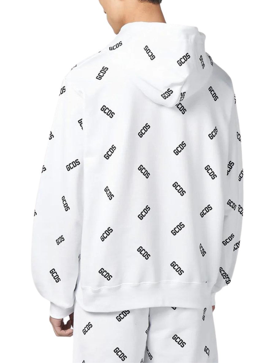 Gcds Felpa CC94M100100 - SanShopLuxury - 2022, Abbigliamento, Autunno/Inverno, Bianco, Carry Over, Con Cappuccio, Continuativo, Felpa, Gcds, Idoneo, L, M, Nero, New, Primavera/Estate, S, Uomo