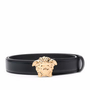 Versace Cintura 1001364 DVTP1 - SanShopLuxury - 100 cm, 90 cm, 95 cm, Abbigliamento, Accessori, Autunno/Inverno, Carry Over, Cintura, Continuativo, Idoneo, Medusa, Nero, New, Pelle, Primavera/Estate, Uomo, Versace