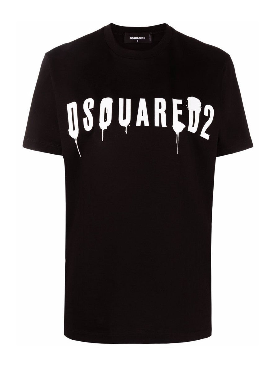 Dsquared2 T-Shirt S75GD0261 S230009 - SanShopLuxury - 2022, Abbigliamento, Autunno/Inverno, Bianco, Continuativo, Donna, Dsquared2, Idoneo, M, Nero, Outlet, Primavera/Estate, S, SS22, T-Shirt, XL