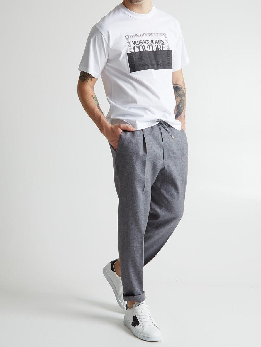 Versace Jeans Couture T-Shirt 72GAHP03 - SanShopLuxury - 2022, Abbigliamento, Bianco, L, M, Outlet, Primavera/Estate, SS22, T-Shirt, Uomo, Versace Jeans Couture, XL, XXL