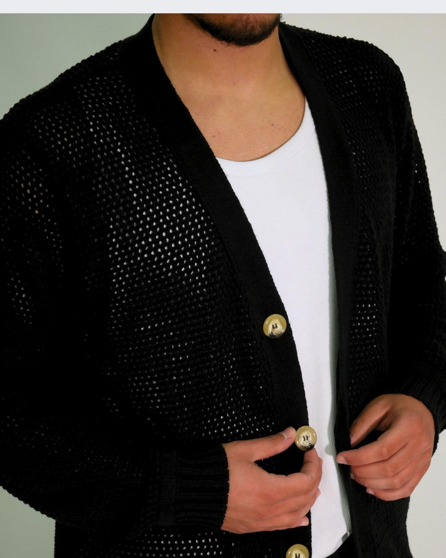 Gavensemble Maglieria JACK1000-N - SanShopLuxury - 2024, Abbigliamento, Cardigan, Gavensemble, Idoneo, M, Maglieria, Nero, Outlet, Primavera/Estate, S, SS24, Uomo