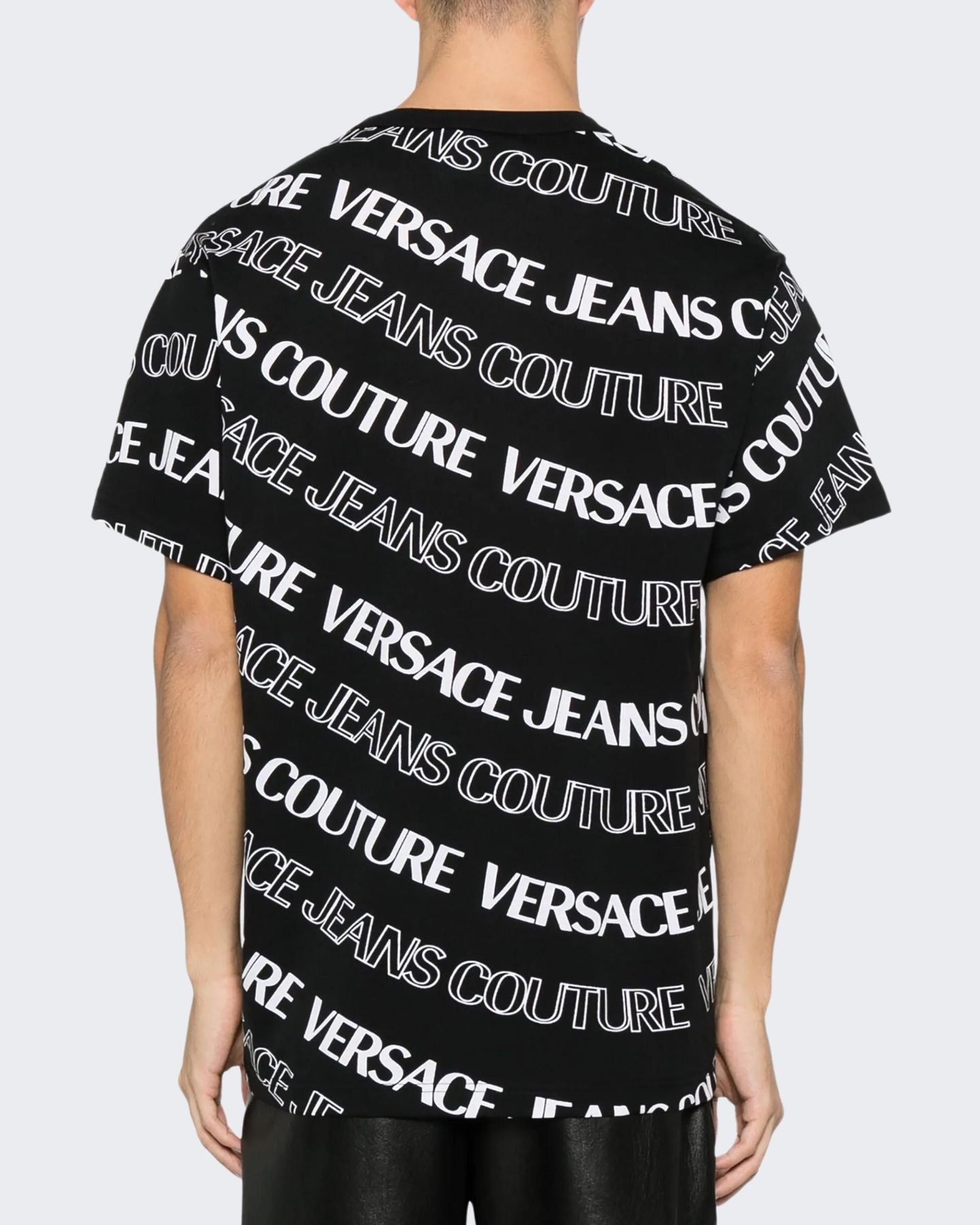 Versace Jeans Couture T-Shirt 76GAH6R0/JS296899 - SanShopLuxury - 2024, Abbigliamento, Idoneo, L, M, Nero, Outlet, Primavera/Estate, S, SS24, T-Shirt, Uomo, Versace Jeans Couture, XL, XXL